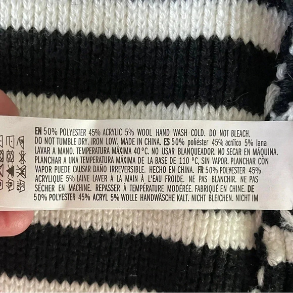 NWOT English Factory Striped Knit Cardigan - Picture 4 of 4